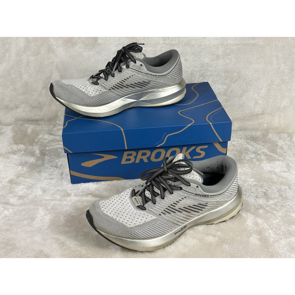 Brooks Womens Levitate 1202581B131 Gray Running Shoes Sneakers Sz 7.5 M (B) - Picture 2 of 9